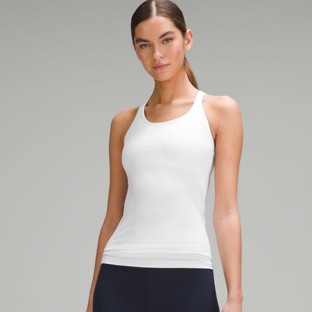 Brand New With Tags Lululemon Ebb to Street Tank Top White size 4